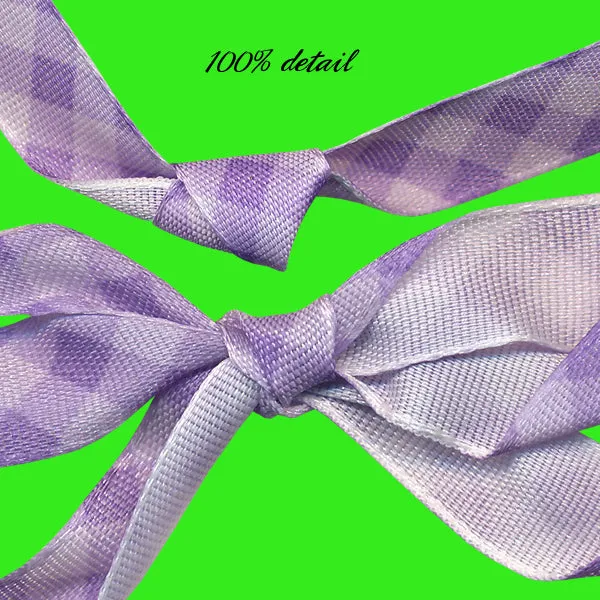 Purple Gingham Ribbons