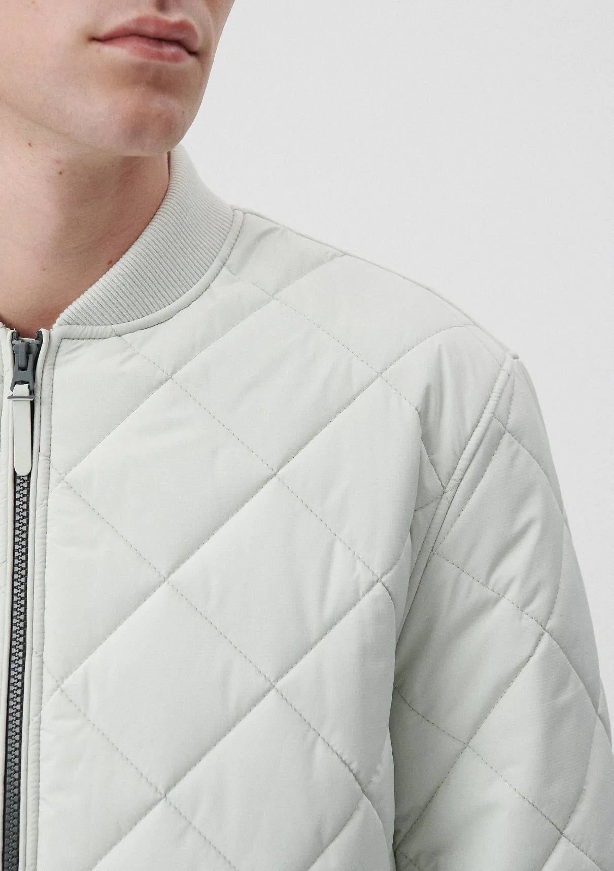 Quilted White Jacket