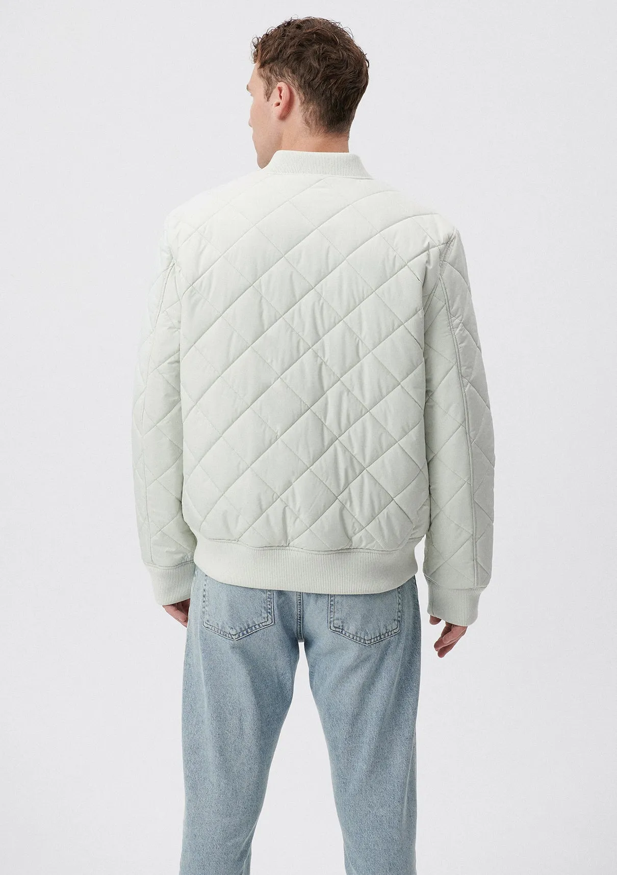 Quilted White Jacket