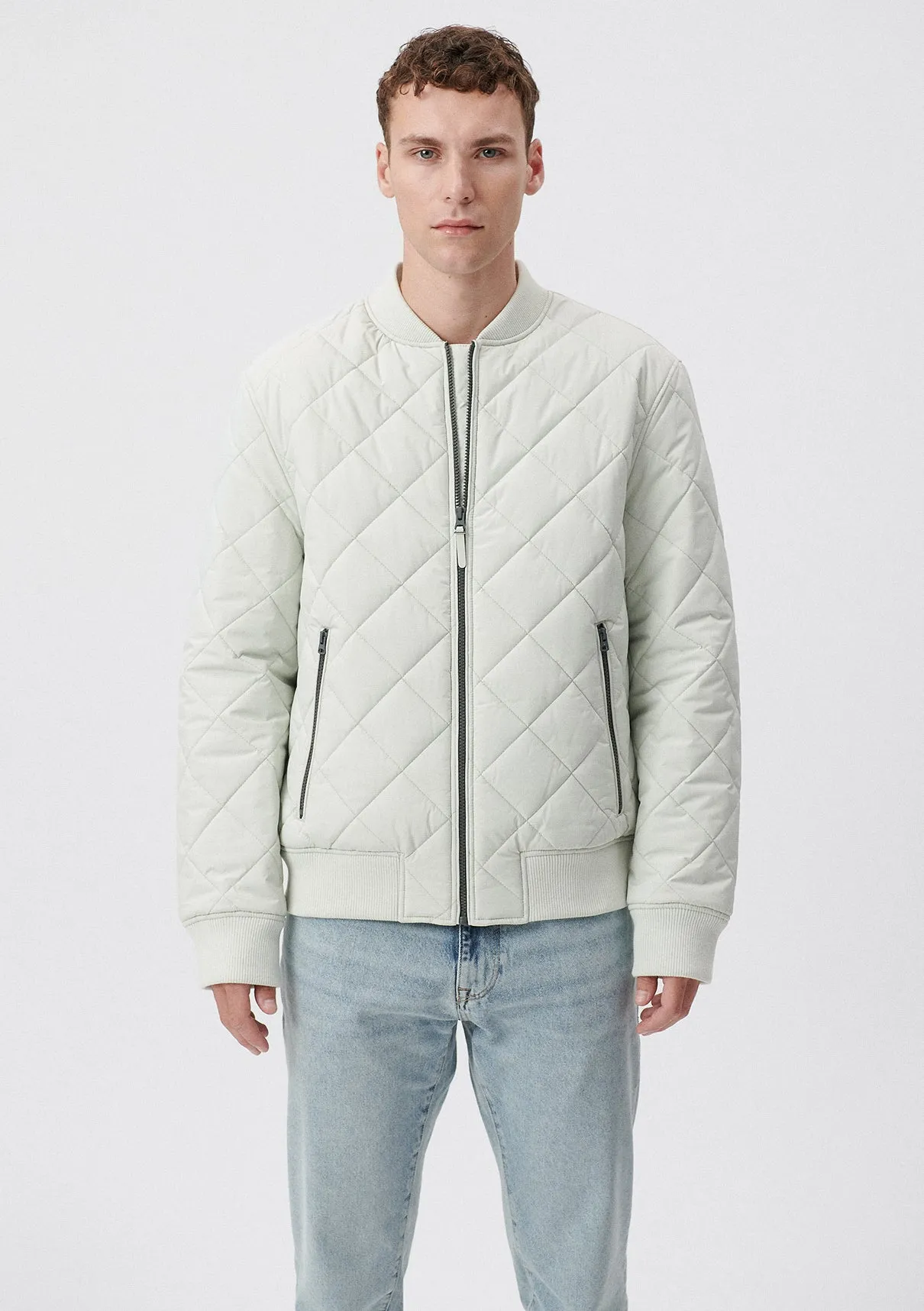 Quilted White Jacket