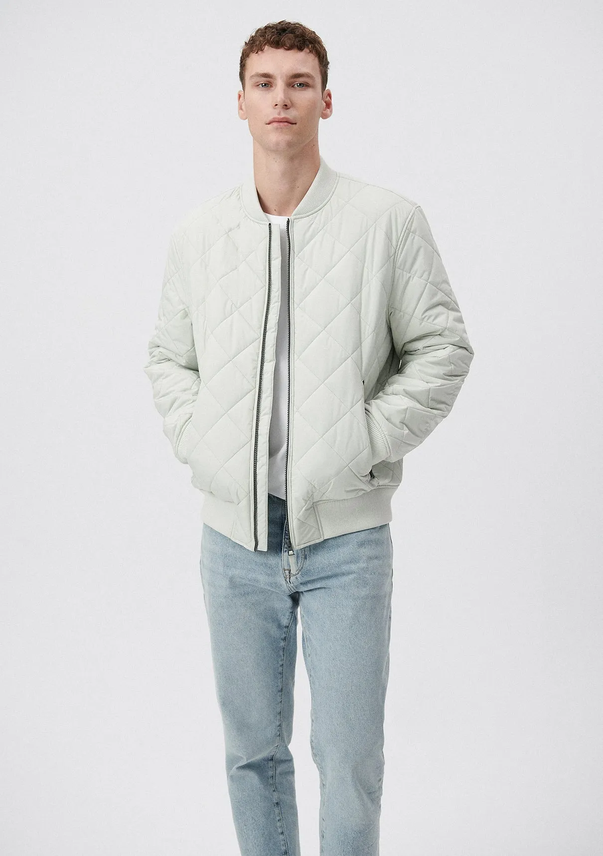 Quilted White Jacket