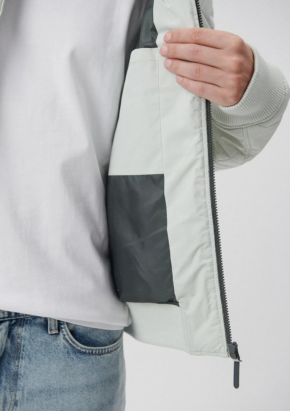 Quilted White Jacket