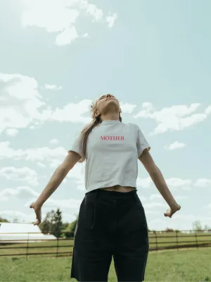 "Mother" Crop Top