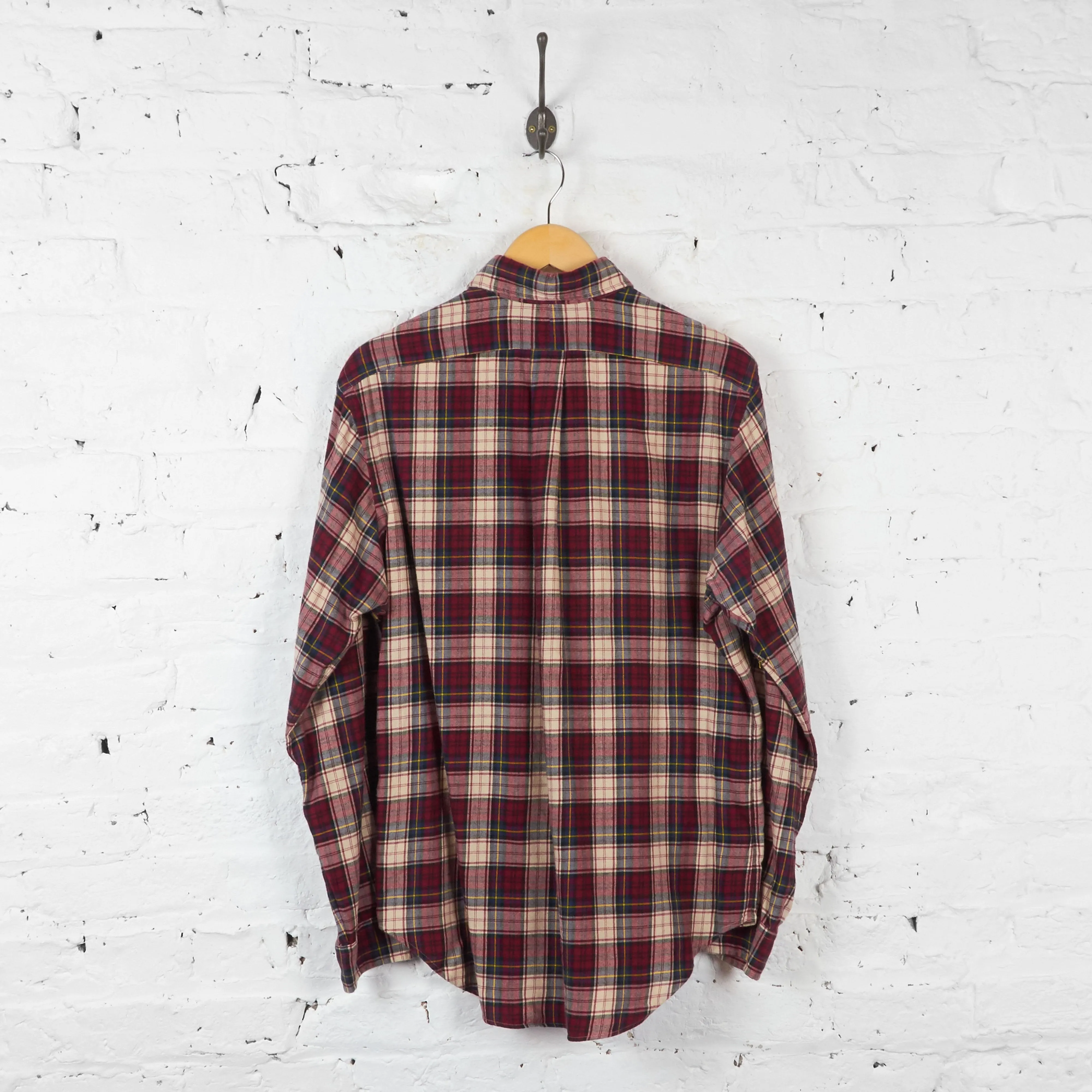 Ralph Lauren Plaid Check Shirt - Red - M