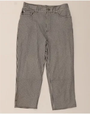 RALPH LAUREN Womens High Waist Capri Trousers US 6 Medium W28 L20 Black