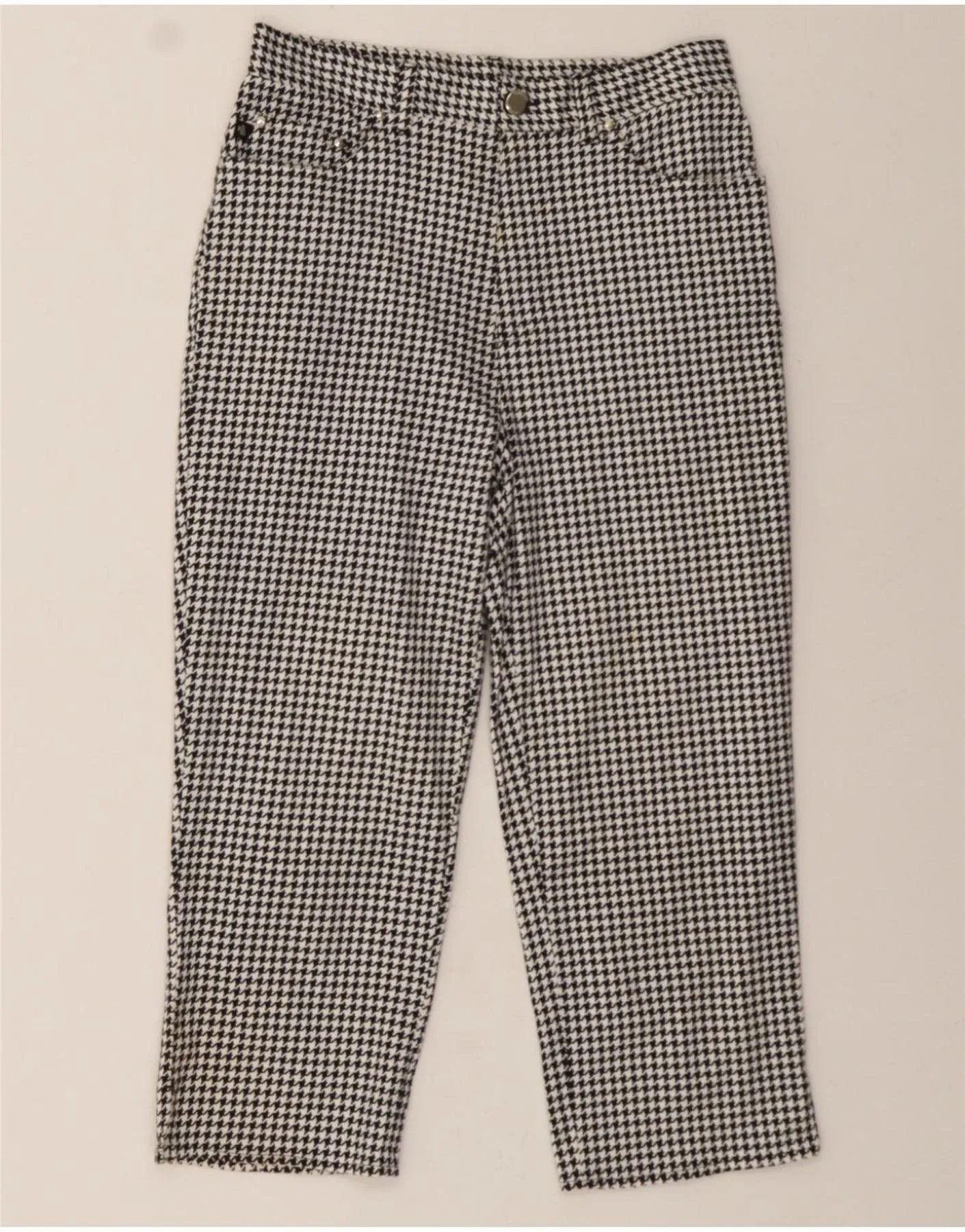 RALPH LAUREN Womens High Waist Capri Trousers US 6 Medium W28 L20 Black