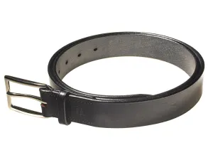 Redmayne Bridle Leather Belt - Midnight Blue with Nickel Buckle