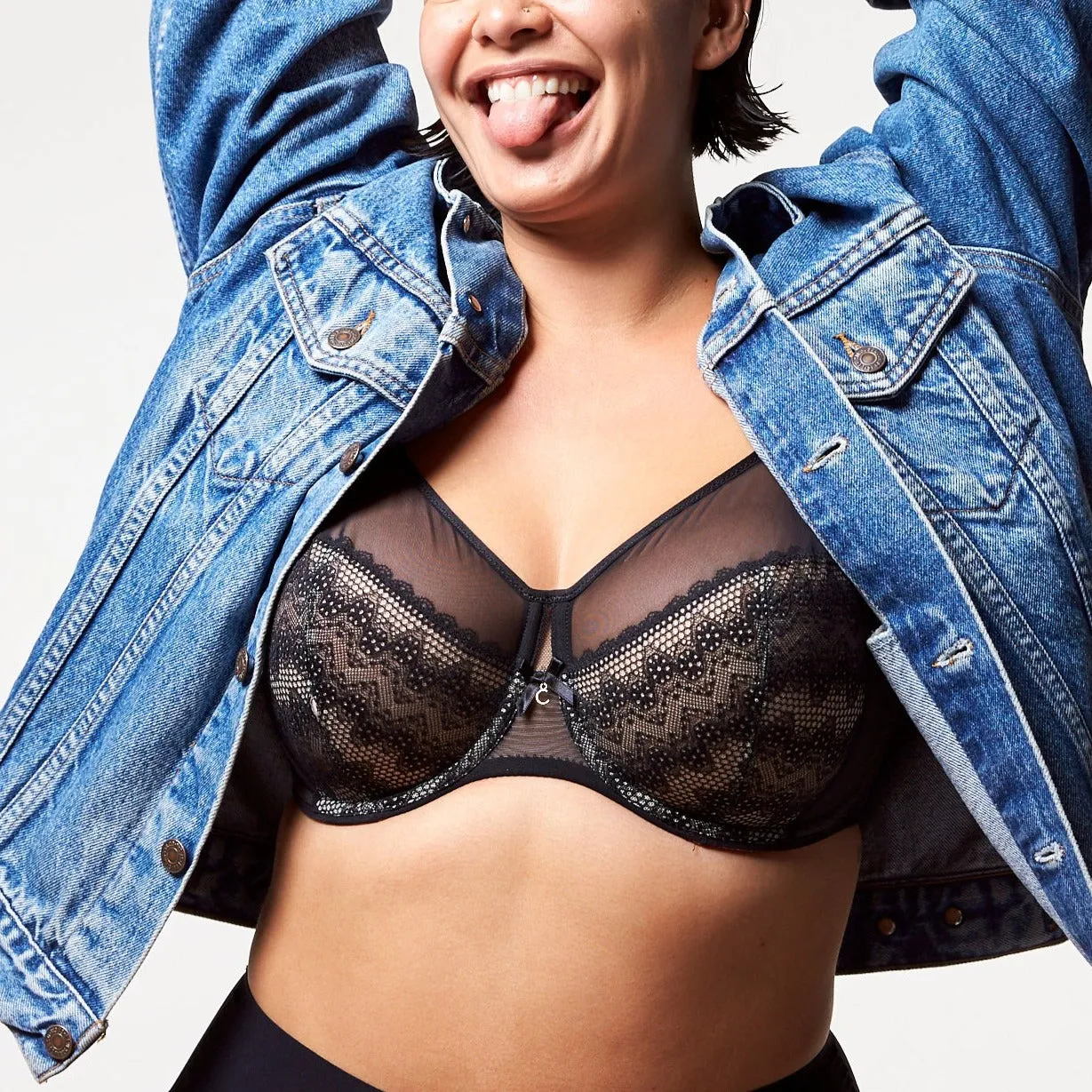 Revele Moi Perfect Fit Underwire Bra In Black - Chantelle