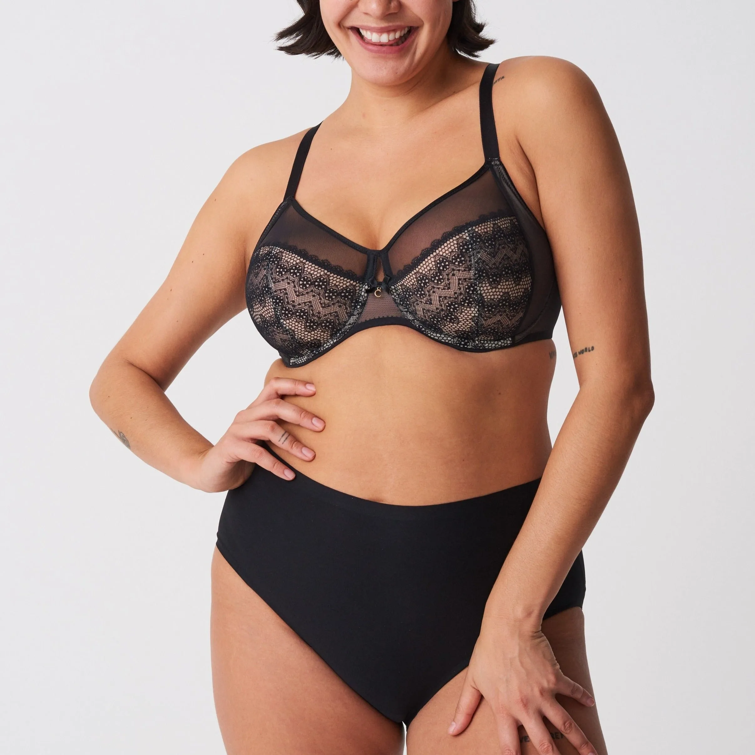 Revele Moi Perfect Fit Underwire Bra In Black - Chantelle