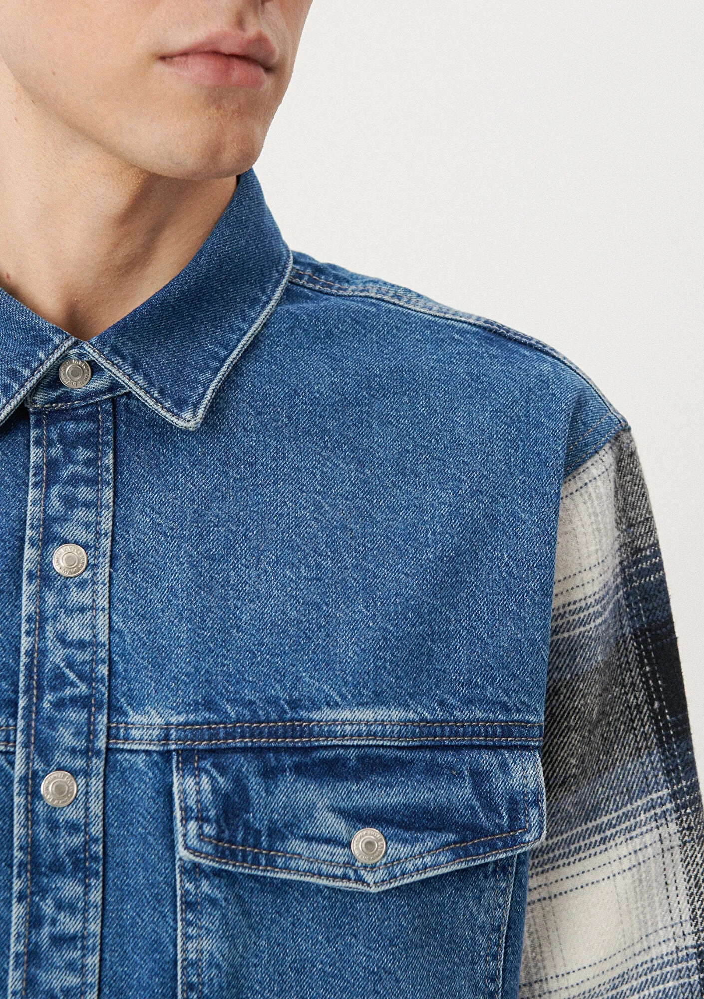 Ross Plaid Jean Shirt