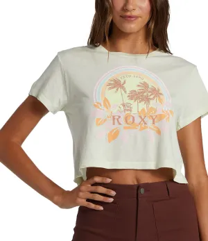 Roxy Women's Haleiwa Moment CBT Graphic Crop T-Shirt