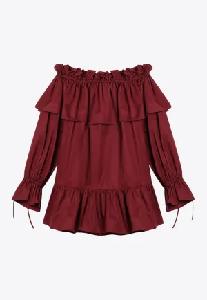Ruffled Mini Dress