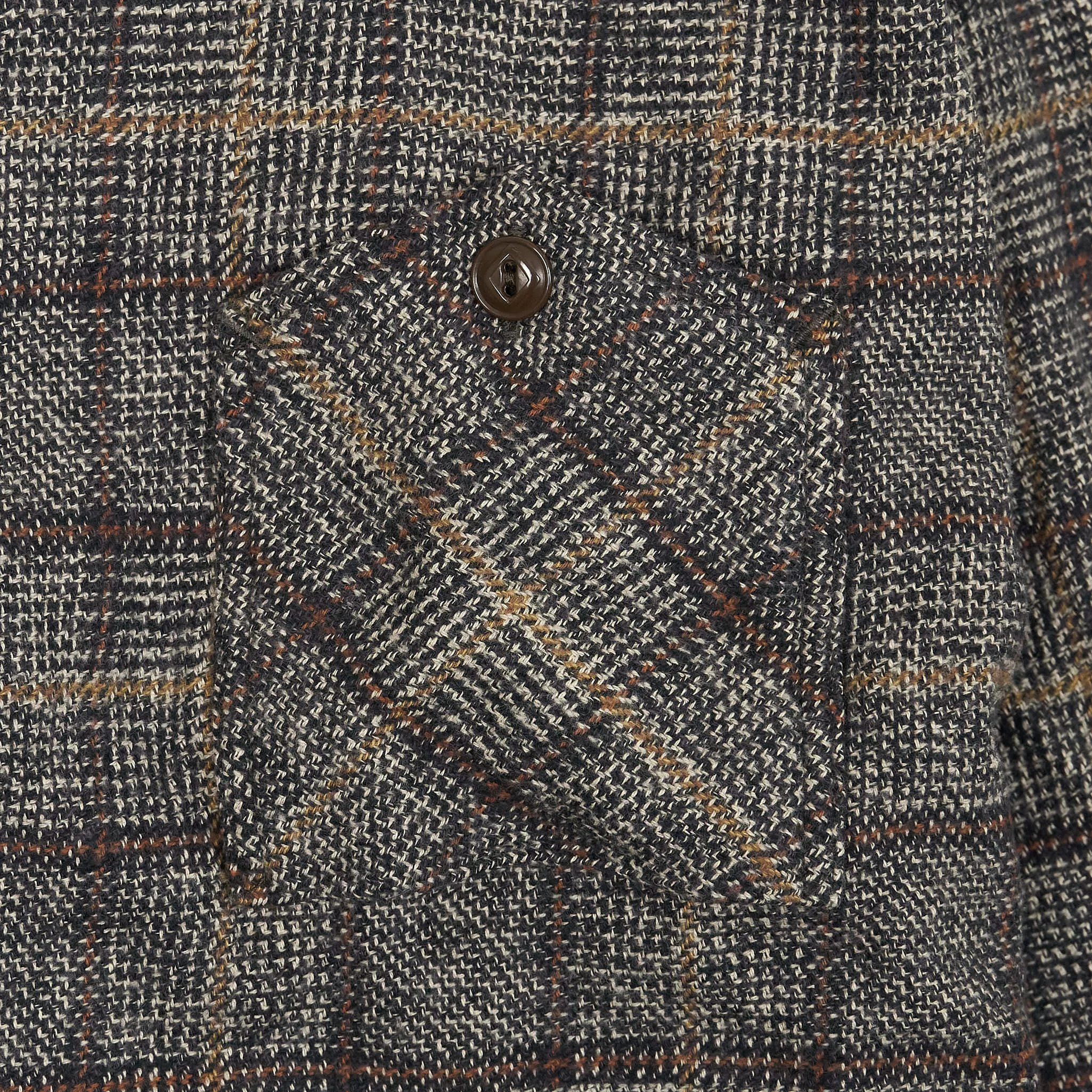 Samurai Jeans Plaid Cotton Workwear Overshirt