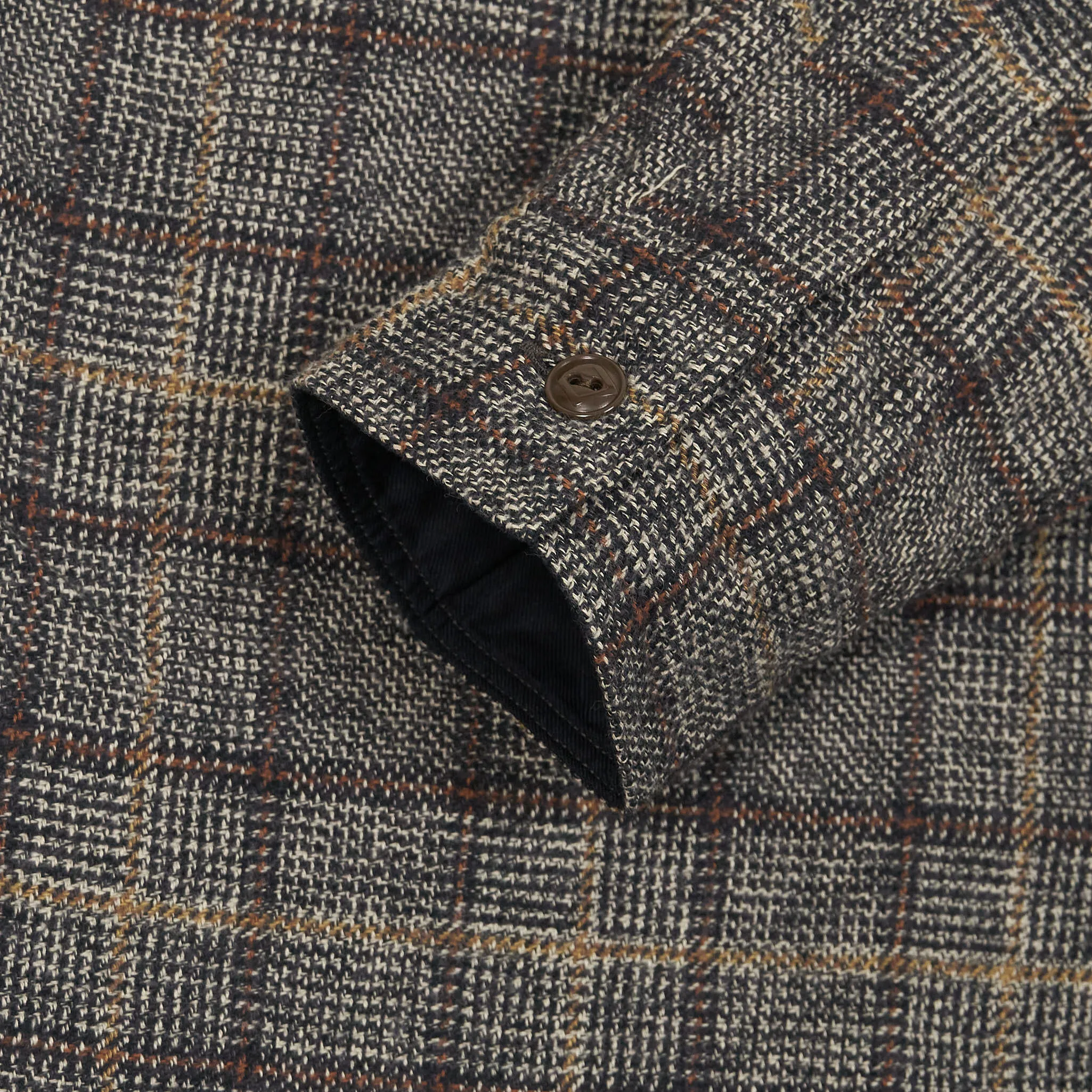 Samurai Jeans Plaid Cotton Workwear Overshirt