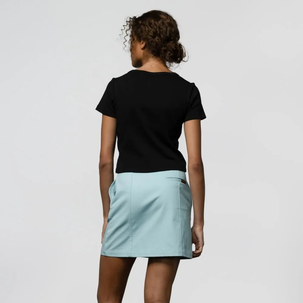 Santa Cruz Womens T-Shirt Foxy Stack Strip Front - Black