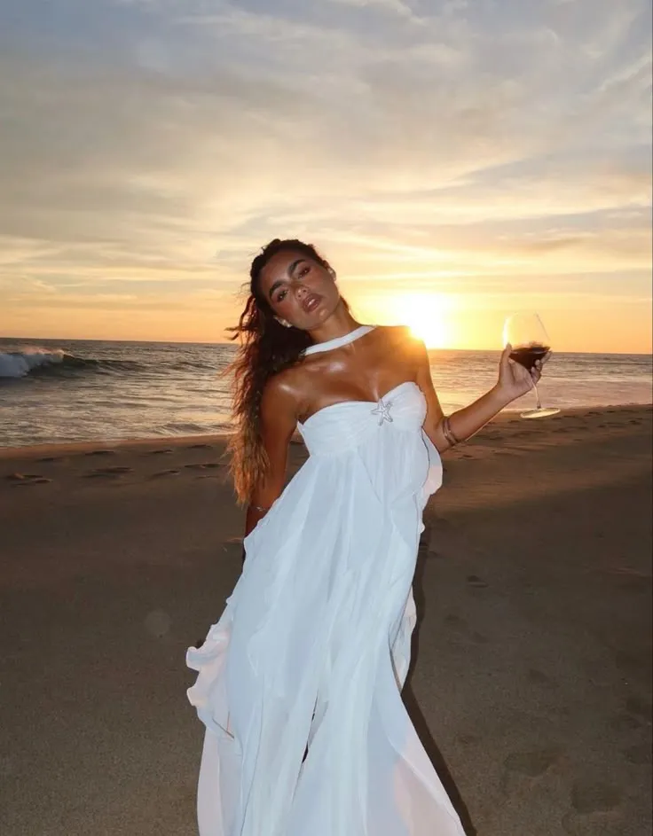 Sarah | Glamorous Ruffled Maxi Dress