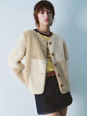 Sherpa Fleece Button Up Jackets
