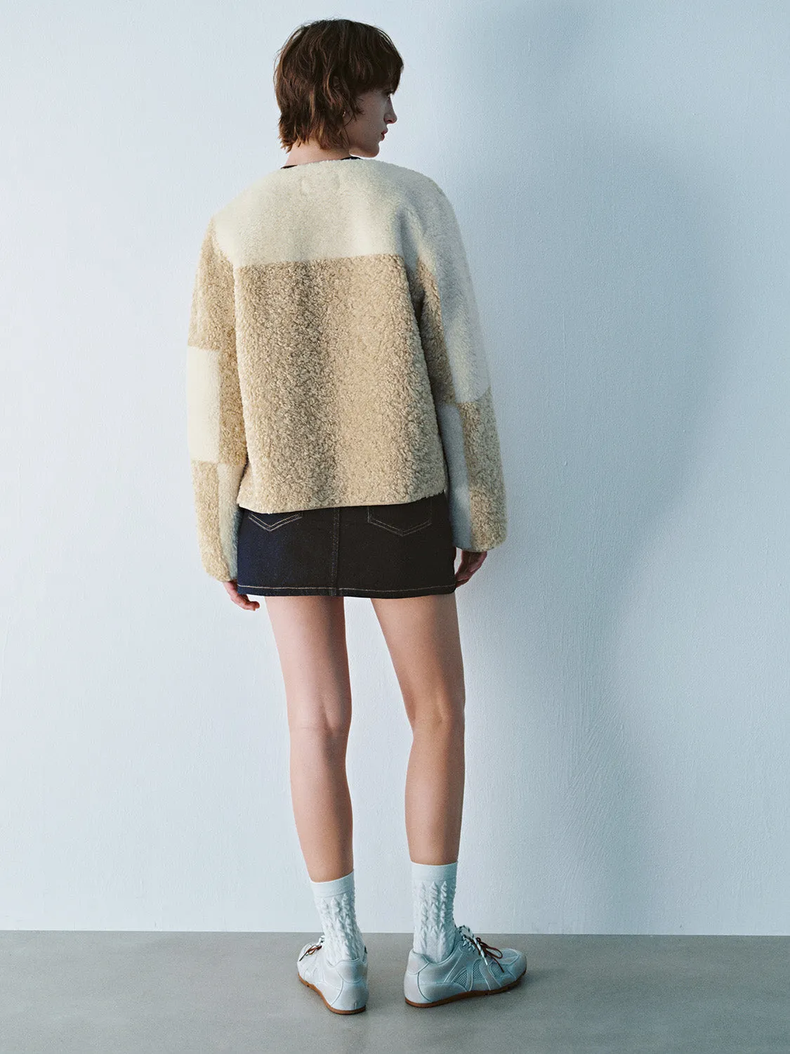 Sherpa Fleece Button Up Jackets