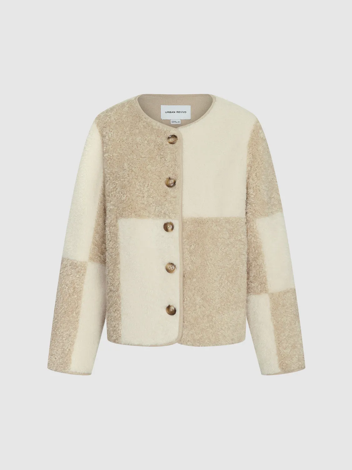 Sherpa Fleece Button Up Jackets