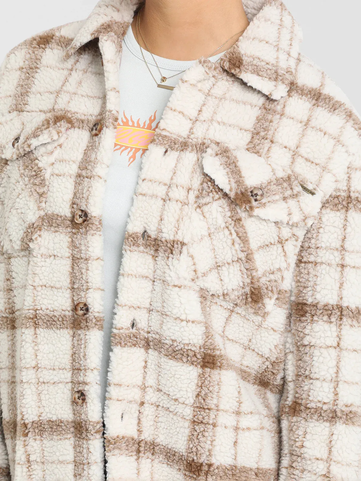Silent Sherpa Jacket - Cloud