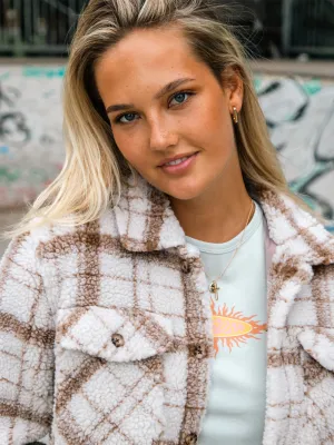 Silent Sherpa Jacket - Cloud