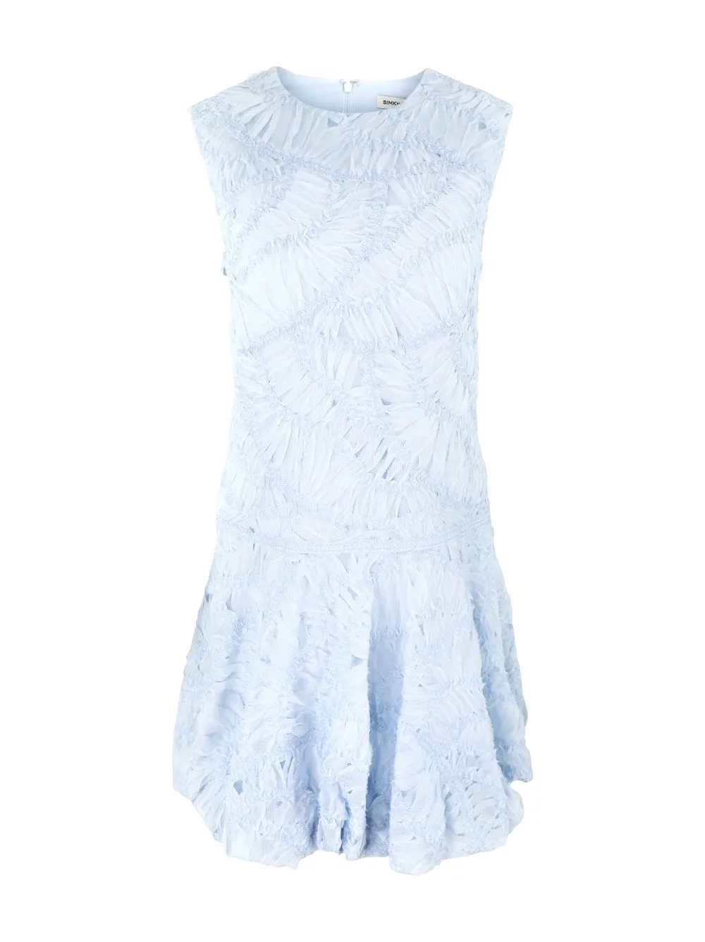 Simkhai Vallan Mini Dress in Blue Haze