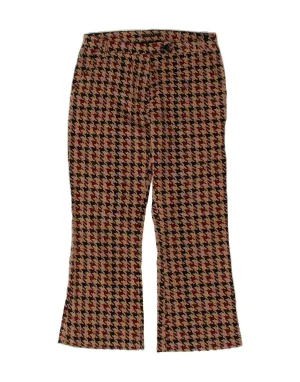 SISLEY Womens Bootcut Casual Trousers UK 10 Small W30 L24 Brown