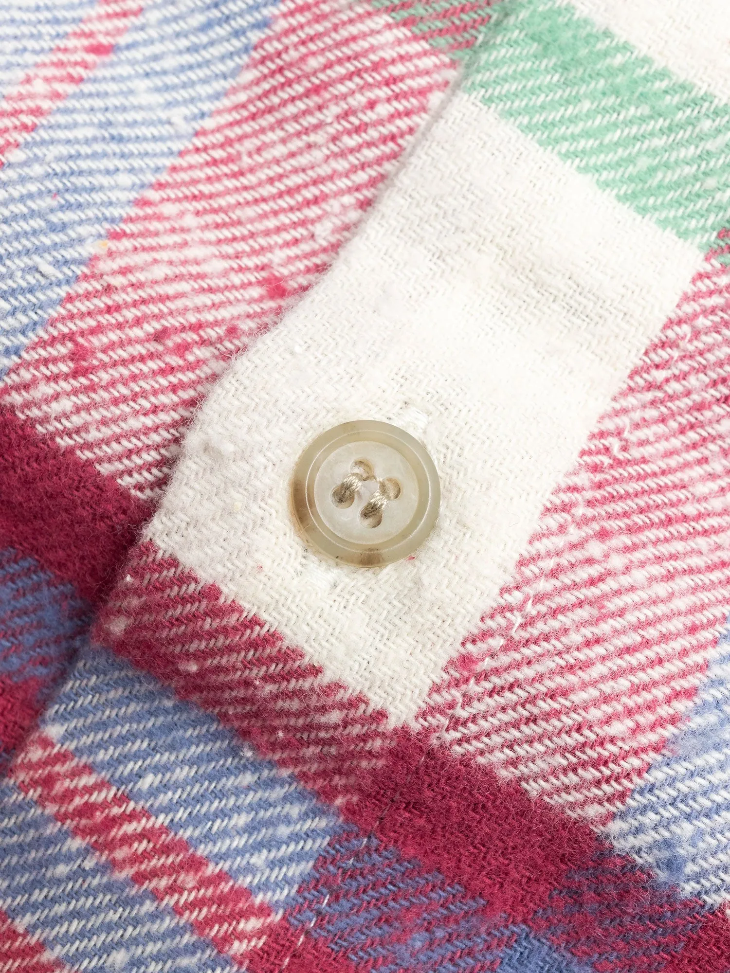 Sly Straight Hem Flannel in Sour Patch