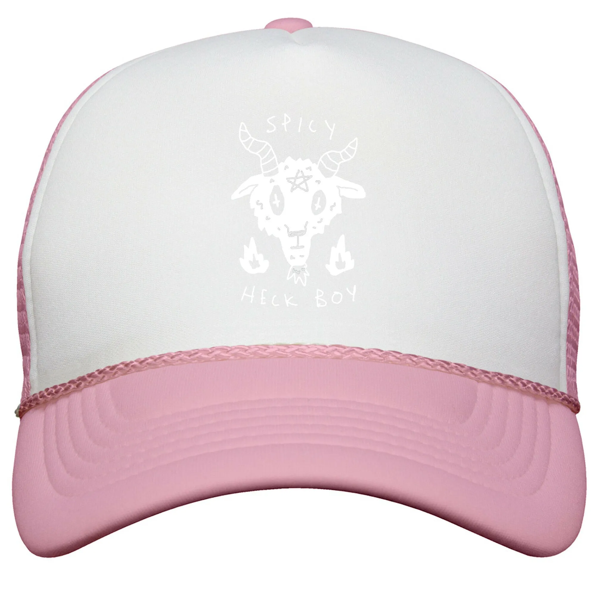 Spicy Heck Boy Satan Snapback Trucker Hat