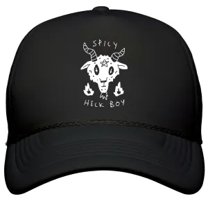 Spicy Heck Boy Satan Snapback Trucker Hat