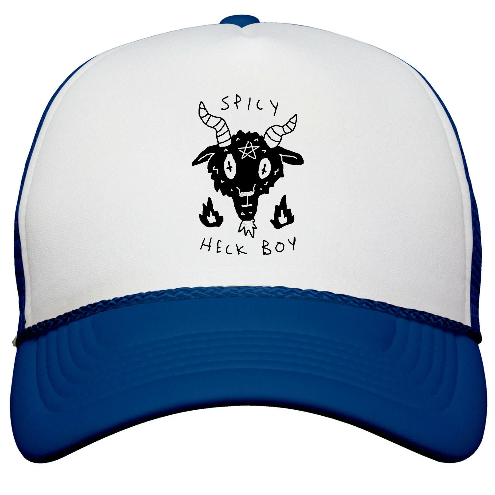 Spicy Heck Boy Satan Snapback Trucker Hat