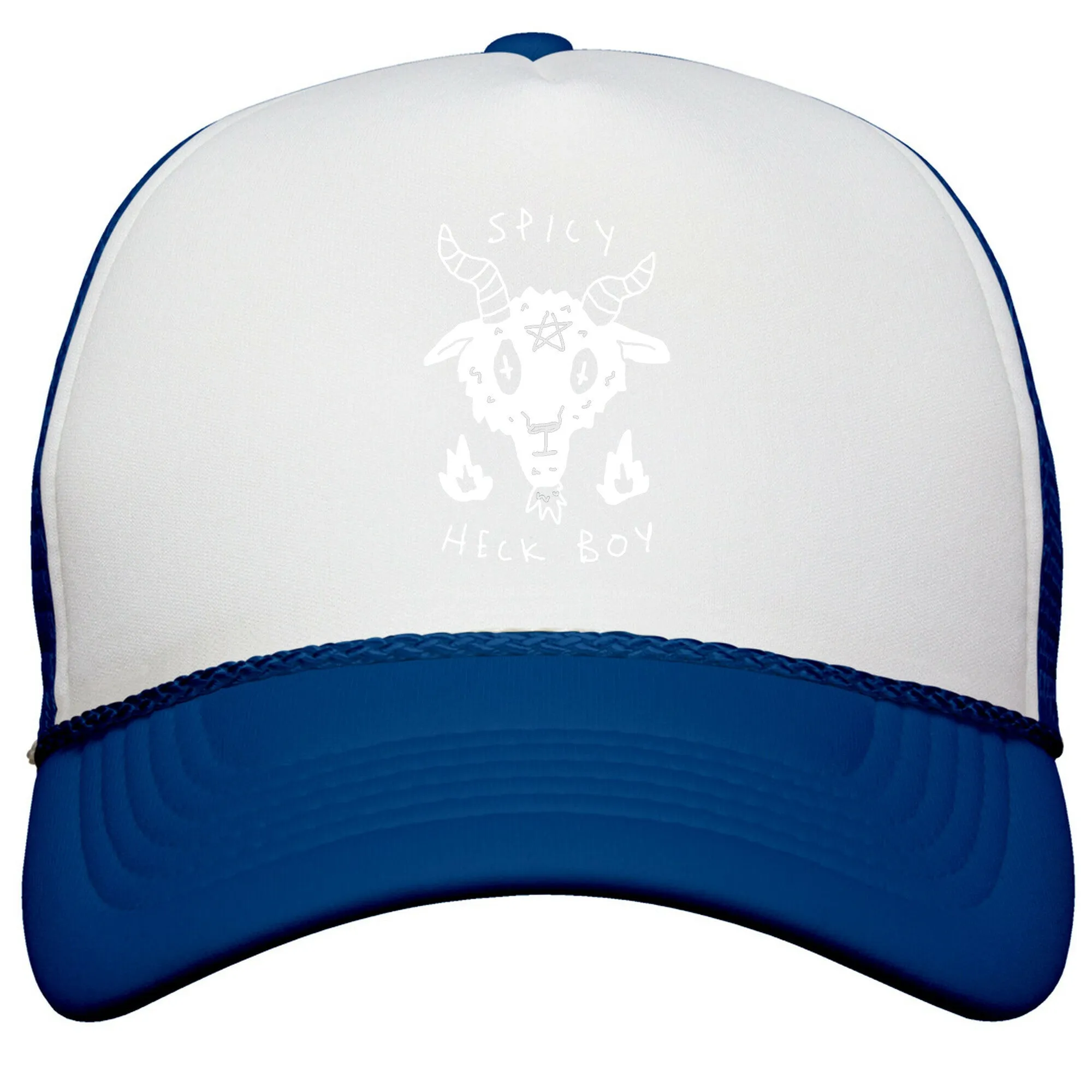 Spicy Heck Boy Satan Snapback Trucker Hat