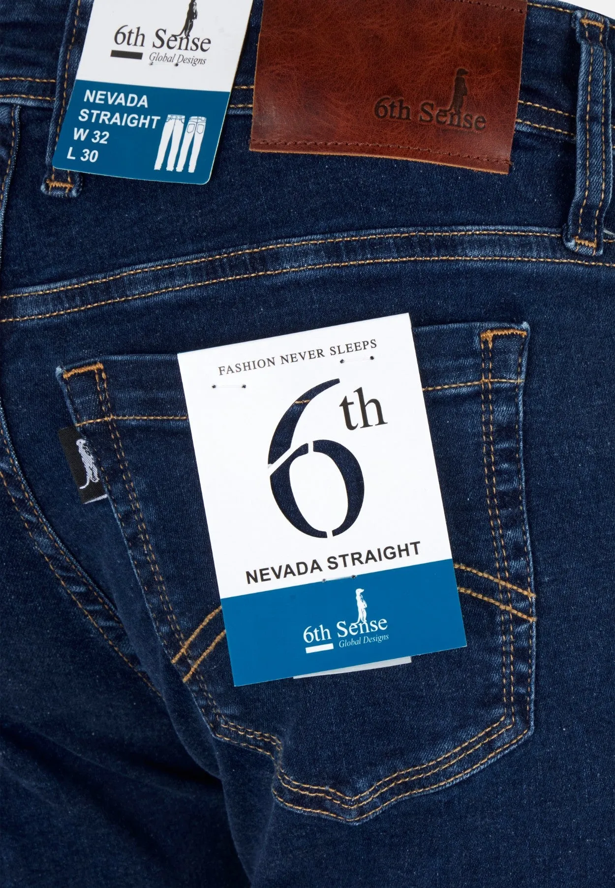 Straight Leg Jeans | Nevada | Night-time Blue