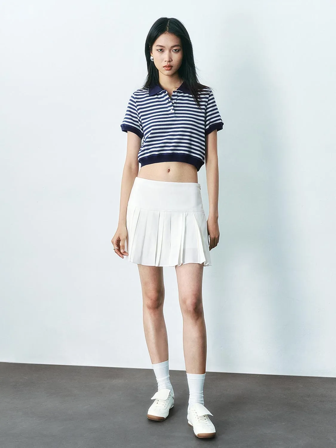 Striped Cropped T-Shirts