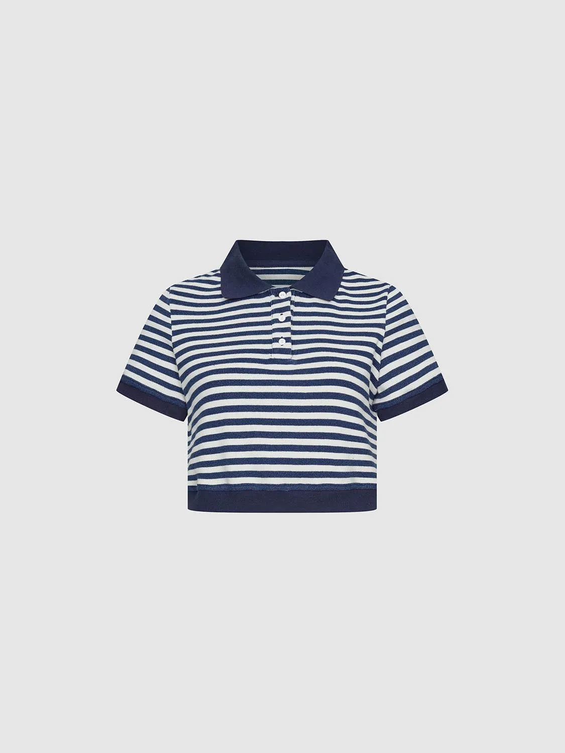 Striped Cropped T-Shirts