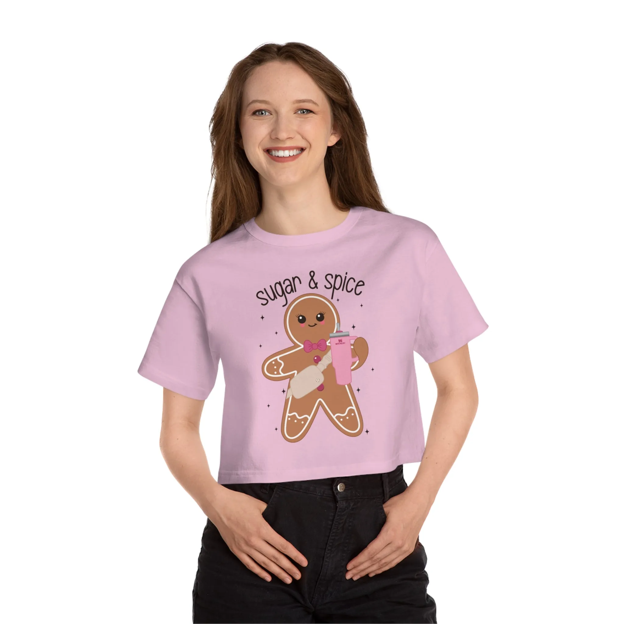 Sugar & Spice Gingerbread Cropped T-Shirt