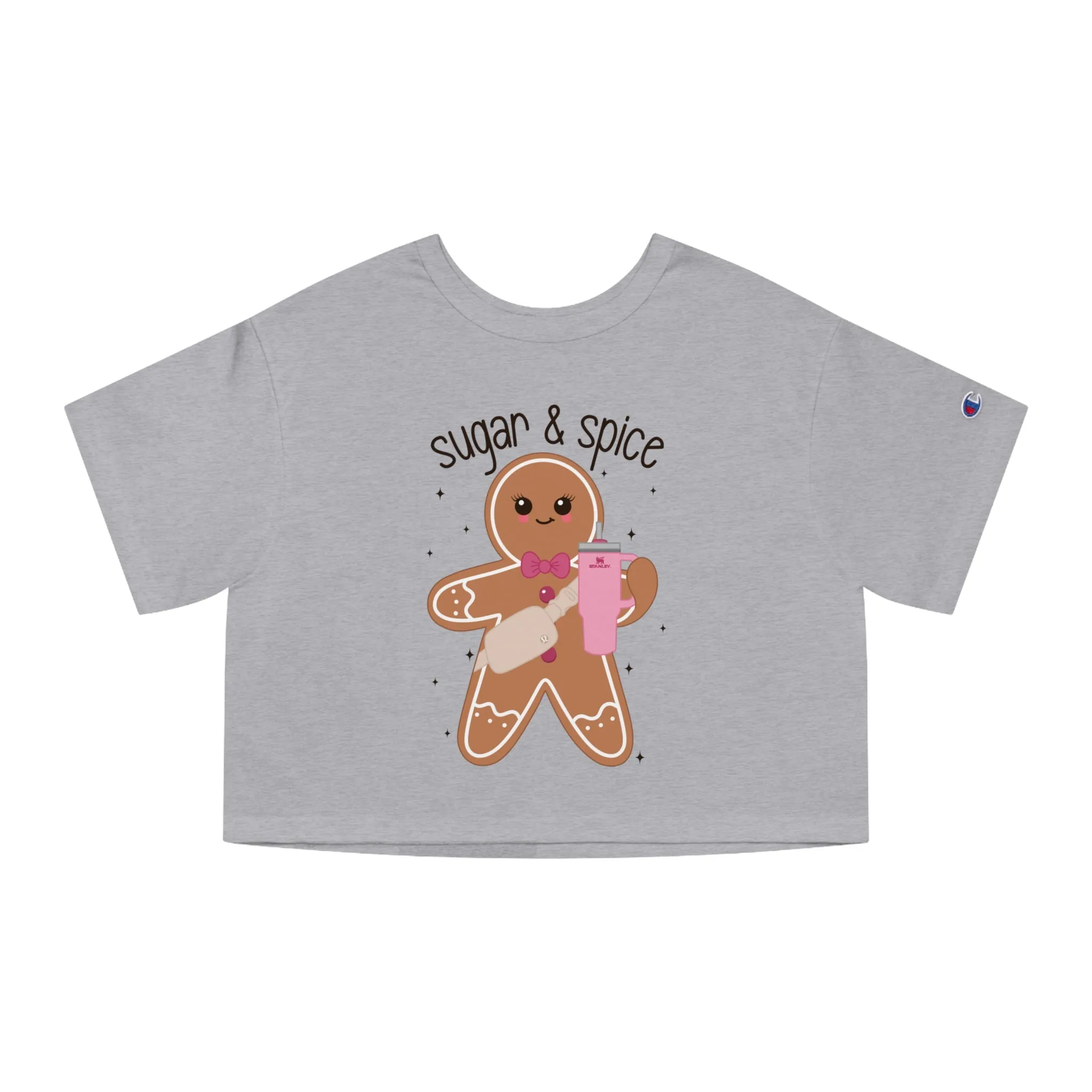 Sugar & Spice Gingerbread Cropped T-Shirt