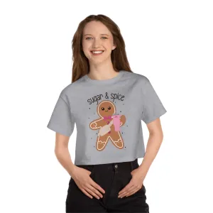 Sugar & Spice Gingerbread Cropped T-Shirt