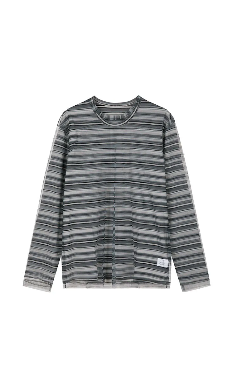 T-shirt / JNBY Double-Layer Printed Mesh T-Shirt