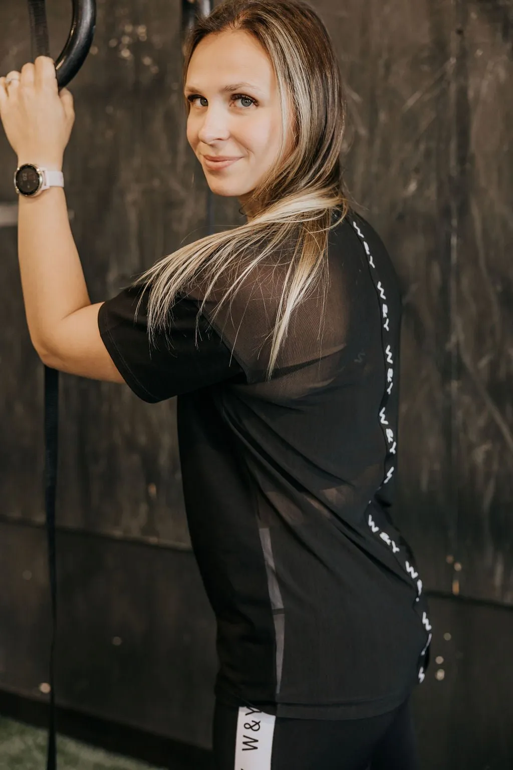 T-SHIRT SPORT AUDREY (OVERSIZE) -NOIR-
