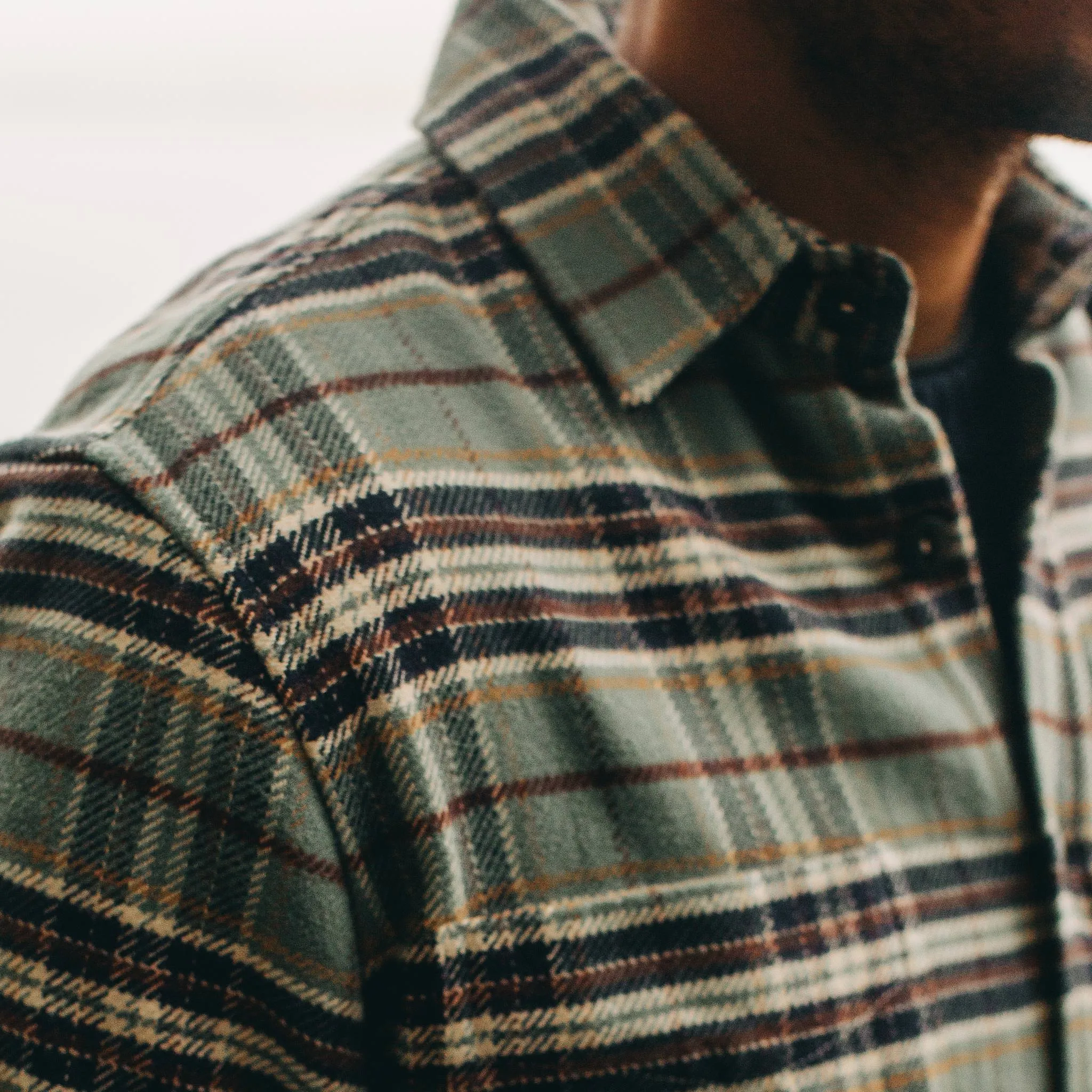 The Crater Shirt in Blue Plaid