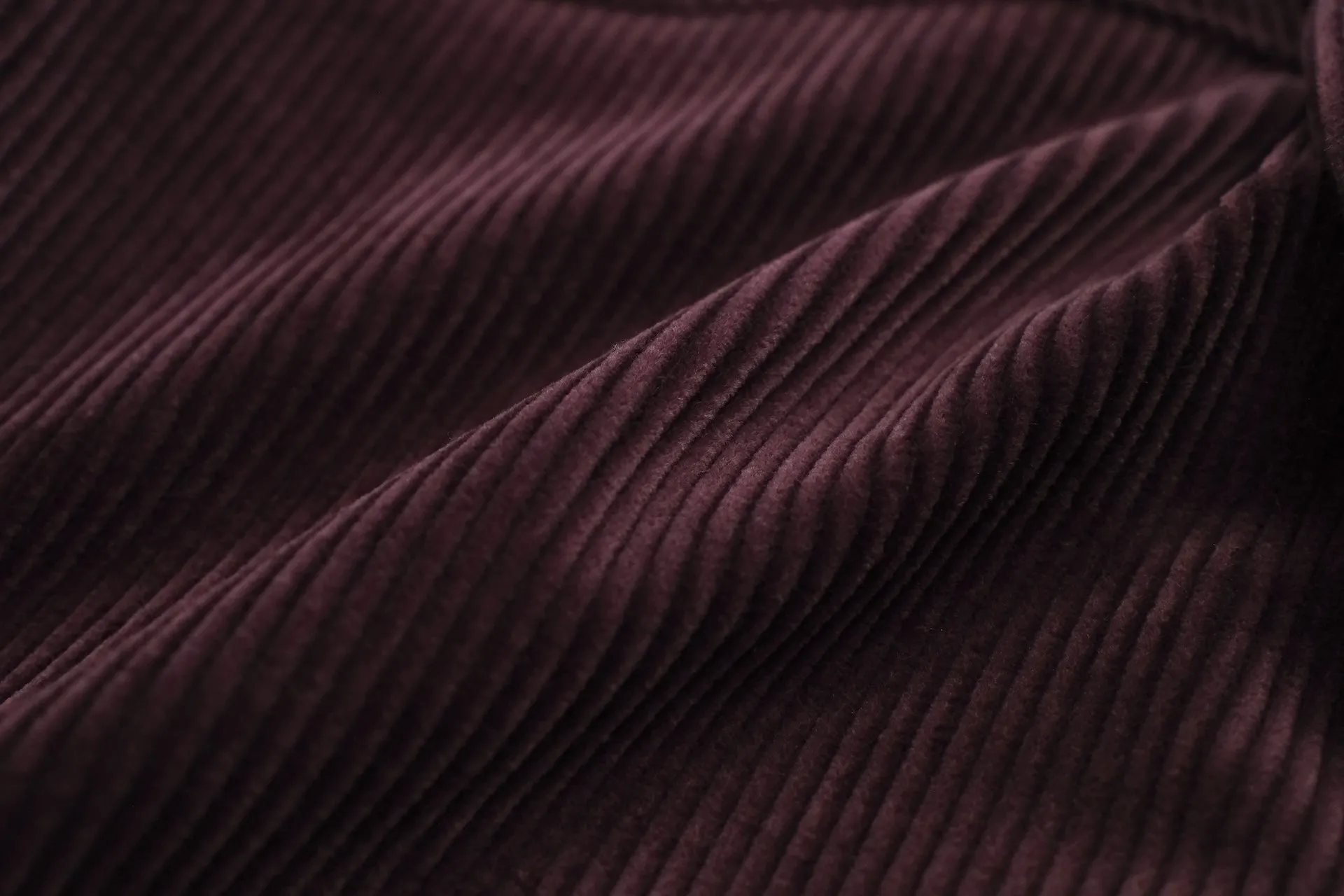 The Flat Head Heavyweight Corduroy Varsity Jacket (Burgundy)