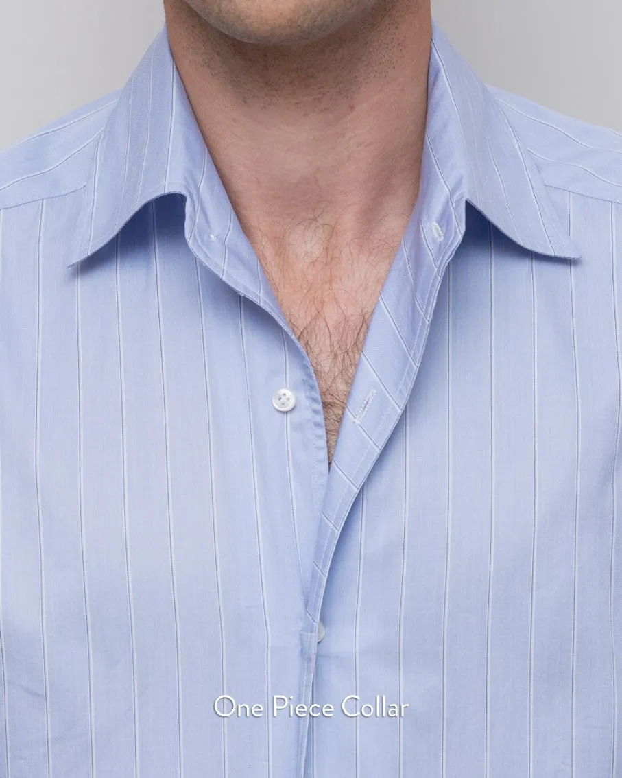 Thomas Mason Pink University Stripe American Oxford Cloth
