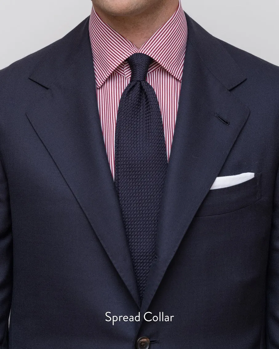 Thomas Mason Pink University Stripe American Oxford Cloth