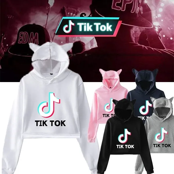 TikTok Cat Crop Top