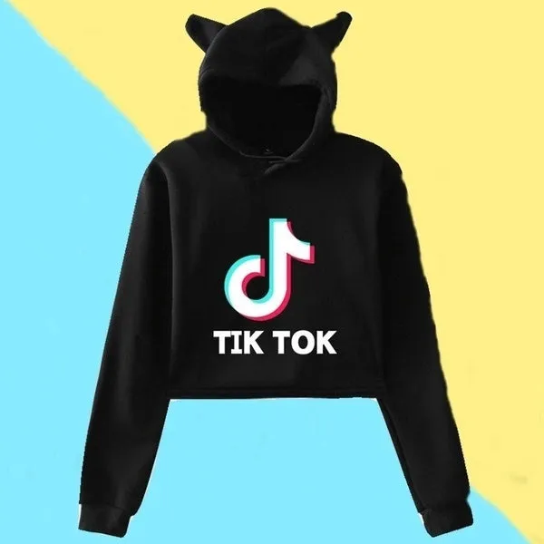 TikTok Cat Crop Top