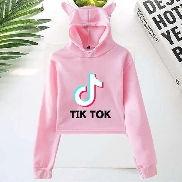 TikTok Cat Crop Top