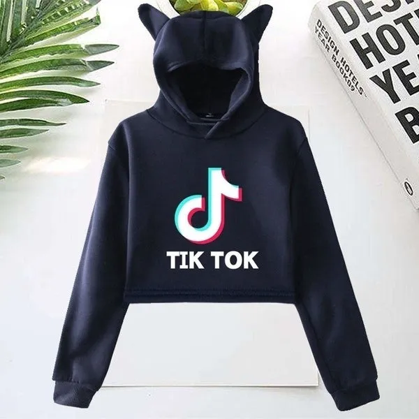 TikTok Cat Crop Top