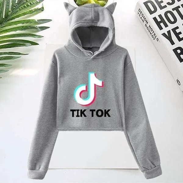 TikTok Cat Crop Top
