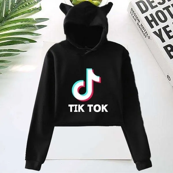 TikTok Cat Crop Top